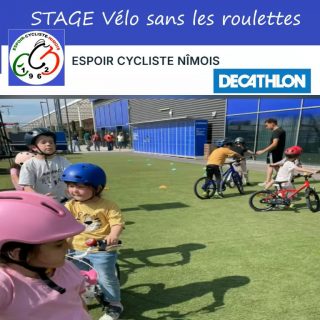lundi/mardi. 20/21 avril. 2026 de 14:00 à 17:00, 1er stage vélo sans les roulettes à Decathlon NIMES avec @decathlon en partenariat avec @ugo_cots de @espoir_cycliste_nimois.
Prochain stage les :
*lundi/mardi/mercredi. 06/07/08 juillet. 2026 de 15:00 à 17:00
* lundi/mardi/mercredi. 24/25/26 aout. 2026 de 15:00 à 17:00
*lundi/mardi. 19/20 octobre. 2026 de 14:00 à 17:00
inscriptions : https://activites.decathlon.fr/fr-FR/activites-sportives/details/10256658