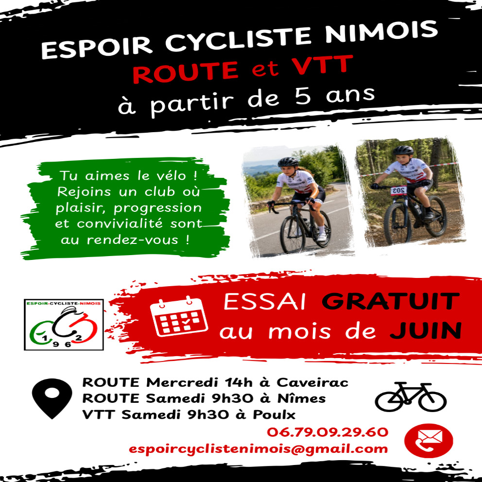 Pour plus d'infos :
https://espoircyclnimois.fr/
